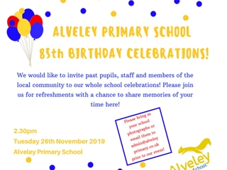 Alveley is 85 years old
